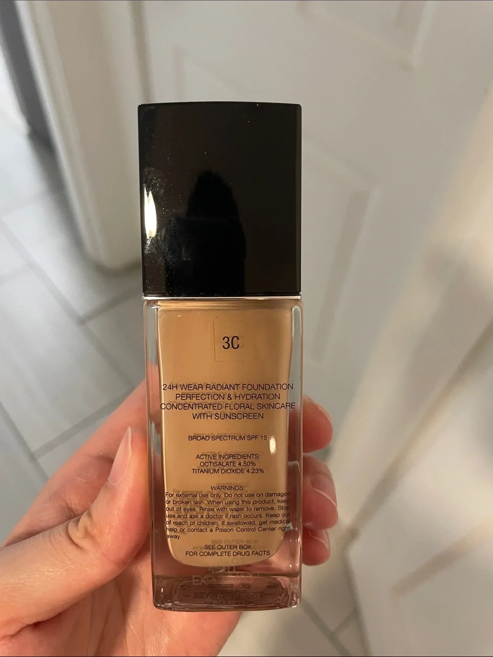 Dior Forever Skin Glow 24hr Radiant Foundation NWOB #3C, exp.:03/26